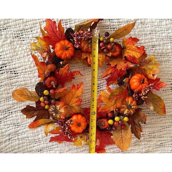 Beautiful Fall Thanksgiving Halloween Door Wreath 16” - Picture 8 of 8